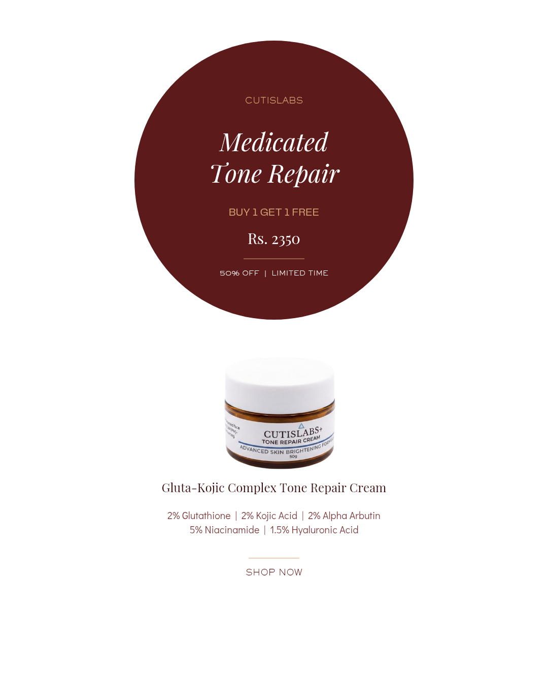Tone Repair Cream — Advanced Skin Brightening Formula [BUY 1 GET 1 FREE]